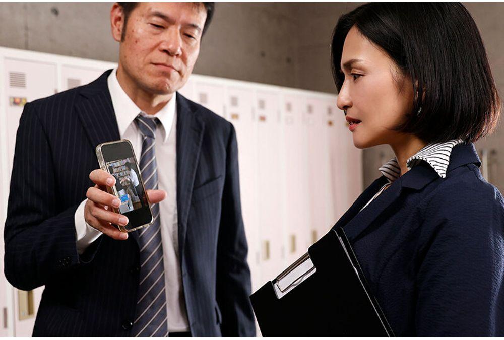 NGOD-337 Lingerina, The Principal Of A Prestigious Private Girls' School, Is Stripped Naked By A Parent's Enormous Penis And Exposed For Backdoor Admissions. Screenshot 20